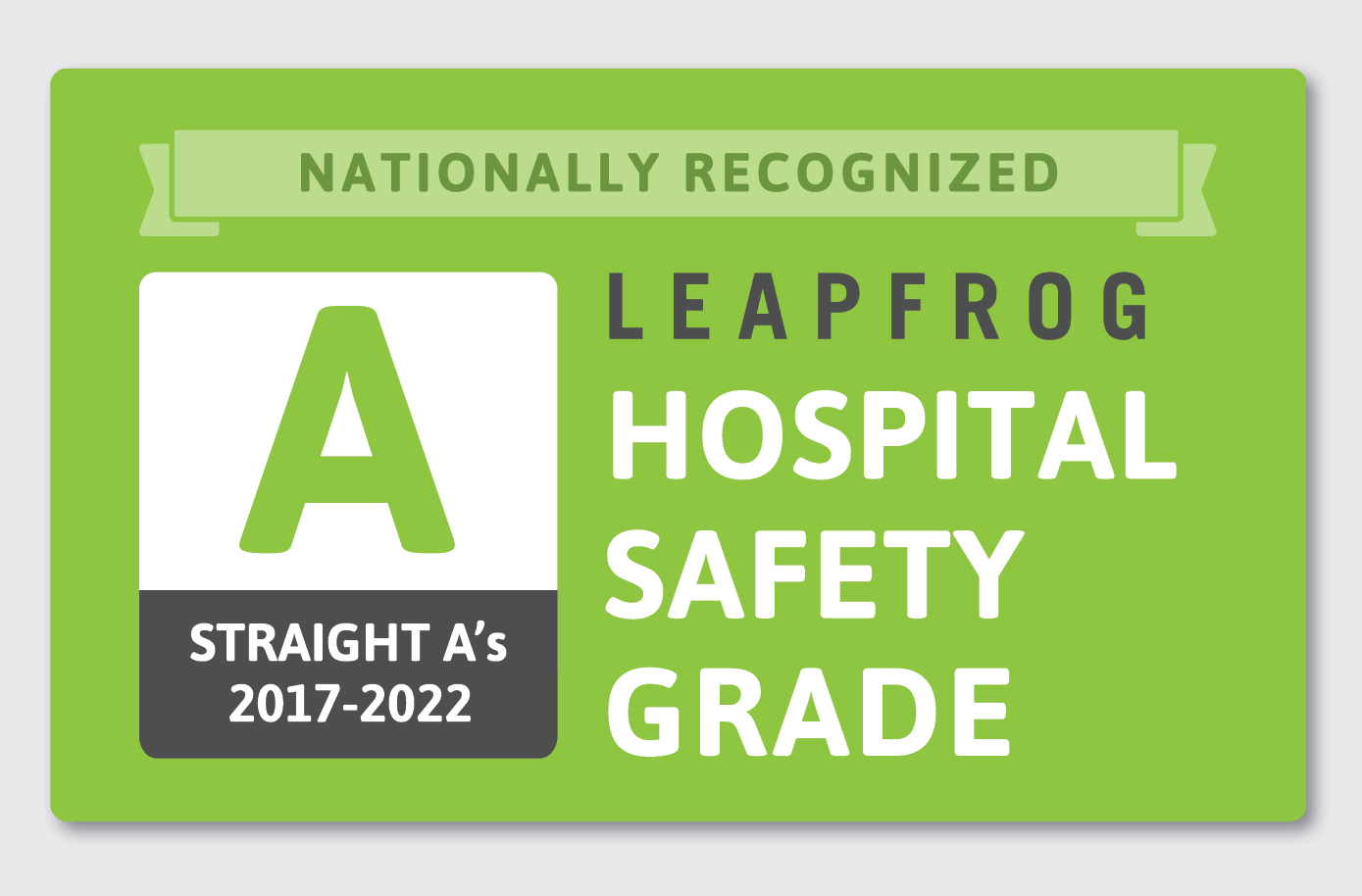 Leap Frog Hospital Safety Award graphic